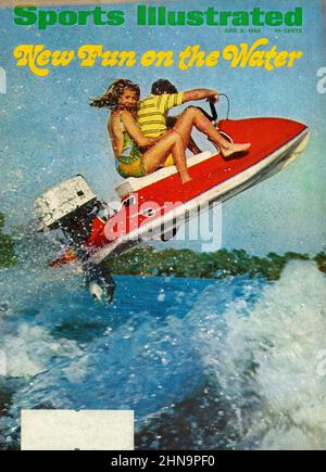 Jahrgang 2, Ausgabe Juni 1969 des Magazins „Sports Illustrated“, USA Stockfoto