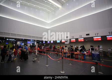 Taichung Flughafen, allgemein bekannt als Ching Chuan Kang Flughafen Stockfoto