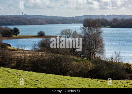 Bewl Water Reservoir in der Nähe von Wadhurst, Tunbridge Wells in Kent, England Stockfoto