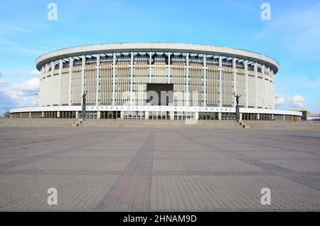 SAINT-PETERSBURG, RUSSLAND, 26. MAI 2019: Sport- und Konzertkomplex SKK in St. Petersburg, Russland. Die letzten Fotos vor dem Abriss, eine neue Eisarena i Stockfoto