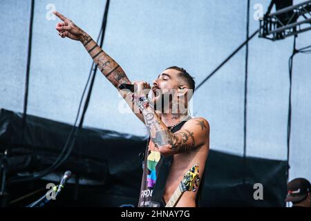 Zebrahead live beim Slam Dunk Festival 2021 Stockfoto