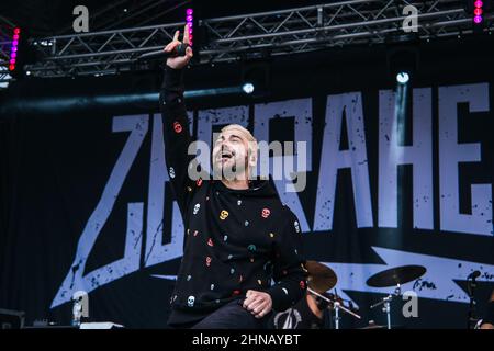 Zebrahead live beim Slam Dunk Festival 2021 Stockfoto