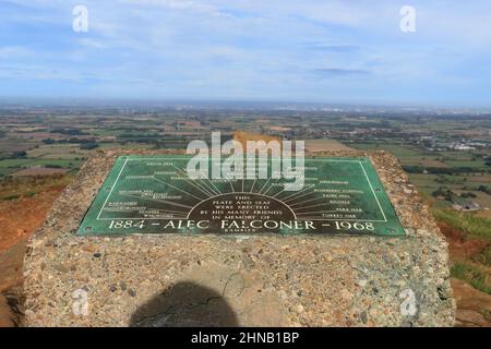 Memorial ViewPoint auf dem Cleveland Way Stockfoto