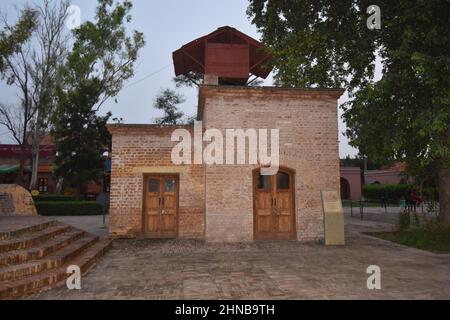 Amritsar, Punjab, Indien - 6. August 2019: Das Fort Gobindgarh, das vor über 300 Jahren als Militärfestung erbaut wurde. Stockfoto