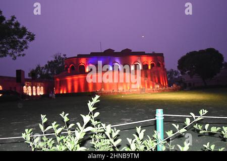 Amritsar, Punjab, Indien - 6. August 2019: Das Fort Gobindgarh, das vor über 300 Jahren als Militärfestung erbaut wurde. Stockfoto