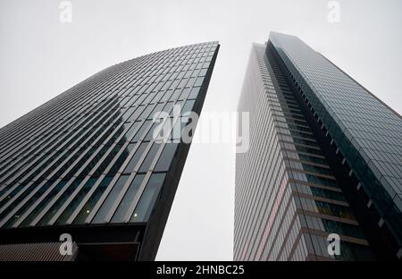 Nagoya, Japan – 19. Oktober 2019: Blick auf den Midland Square (Toyota-Mainichi-Gebäude), den höchsten Wolkenkratzer der Stadt Nagoya in der Nähe von Nag Stockfoto