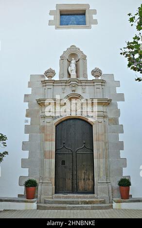 Hermitage von Santa Cristina in Lloret de Mar in der Region La Selva Provinz Gerona, Katalonien, Spanien Stockfoto