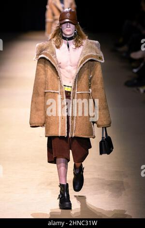 COACH Herbst/Winter 2022-23 Start- und Landebahn während der New York Fashion Week, 2022. Februar - New York, Vereinigte Staaten von Amerika. 14/02/2022 Stockfoto