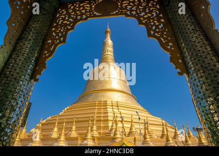 Shwe Maw Daw Pagode (Shwemawdaw Pagode), Myanmar oder Burma. Stockfoto