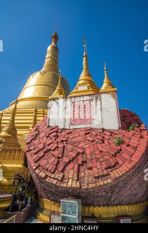 Shwe Maw Daw Pagode (Shwemawdaw Pagode), Myanmar oder Burma. Stockfoto