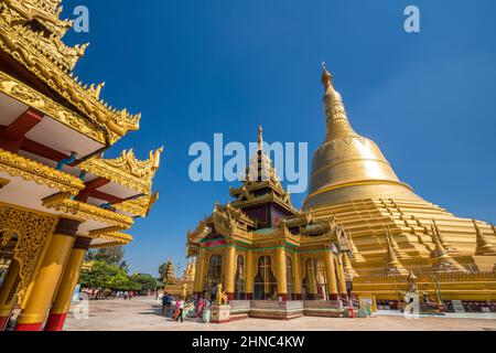 Shwe Maw Daw Pagode (Shwemawdaw Pagode), Myanmar oder Burma. Stockfoto