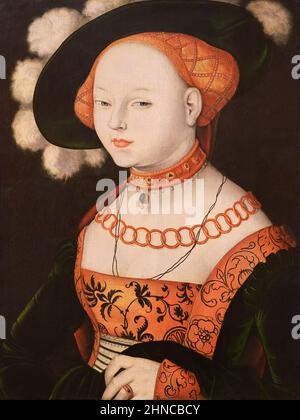 Hans Baldung Grien. Porträt einer Dame. 1530 (?). Öl auf der Platte. 69,2 x 52,5 cm Stockfoto