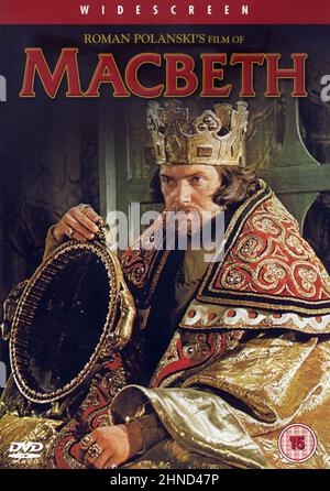 DVD-Cover. „Macbeth“ von William Shakespeare. Roman Polanski. Stockfoto