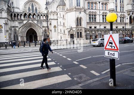 Stock pic: High Court, London, Strand nach Coleen Rooney und Rebekah Vardy Fallbild von Gavin Rodgers/ Pixel8000 Stockfoto