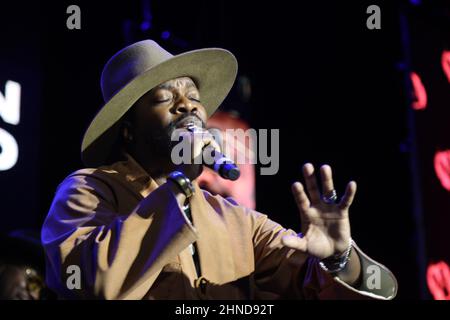 Los Angeles, Ca. 15th. Februar 2022. Anthony Hamilton im Anthony Hamilton Verzuz Musiq Soulchild Valentinstag-Special am 15. Februar 2022 im Avalon Hollywood in Los Angeles, Kalifornien. Quelle: Walik Goshorn/Media Punch/Alamy Live News Stockfoto