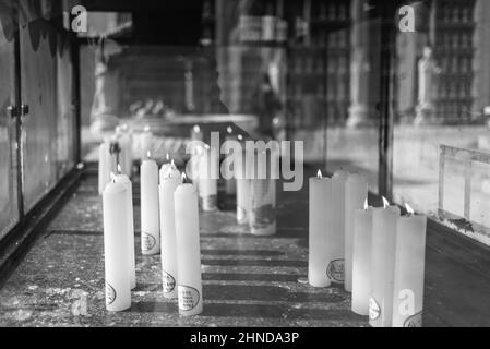 Bongeunsa Buddhistischer Tempel in Gangnam in Seoul, Südkorea, am 16. Februar 2022 Stockfoto