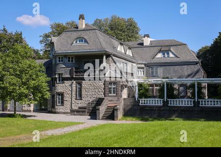 Hagen, Nordrhein-Westfalen, Deutschland - Villa Hohenhof, die Jugendstilvilla des Osthaus Museums. Im 20th. Jahrhundert der Hohenhof in Hagen-Eppen Stockfoto