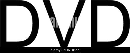 Einfaches DVD-Vektorsymbol. Illustration Symbol Design-Vorlage für Web mobile UI-Element. Stock Vektor
