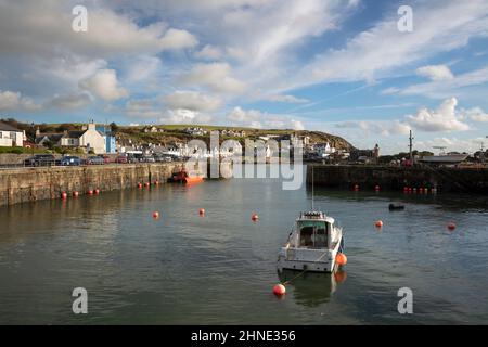 Portpatrick Hafen an der Westküste, Portpatrick, Dumfries und Galloway, Schottland, Vereinigtes Königreich, Europa Stockfoto