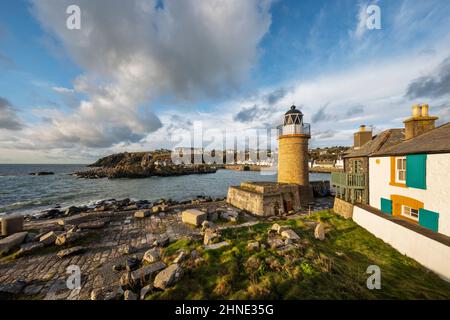 Portpatrick Hafen an der Westküste, Portpatrick, Dumfries und Galloway, Schottland, Vereinigtes Königreich, Europa Stockfoto