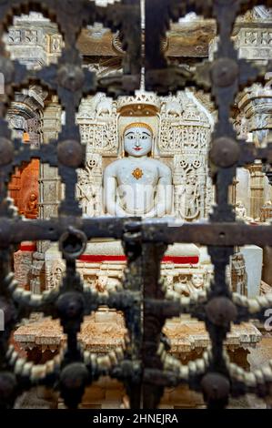 Indien Rajasthan jaisalmer. Sri Jaisalmir Lodravpur Parshavnath Jain Tempel Stockfoto