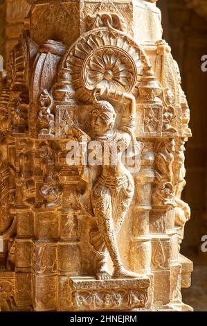 Indien Rajasthan jaisalmer. Sri Jaisalmir Lodravpur Parshavnath Jain Tempel Stockfoto