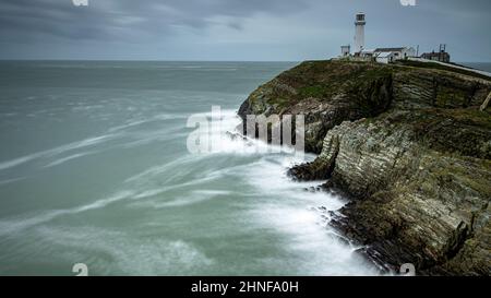 South Stack Lighthouse Angelsey North Wales Stockfoto