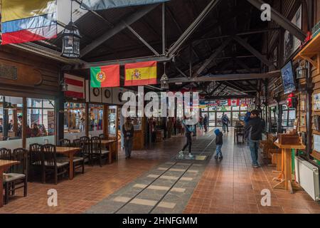 End of the World Bahnhof, Patagonia, Ushuaia, Argentinien Stockfoto