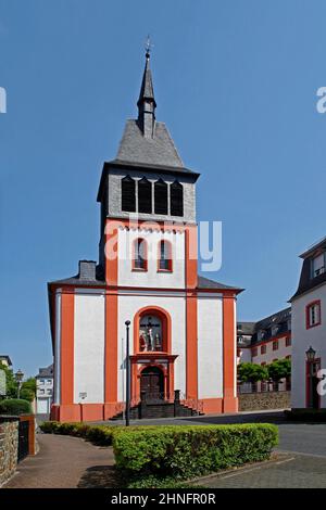 Katholische Kirche St. John Nepomuk, Weihe 1755, Hadamar Ldkrs. Limburg-Weilburg, Hessen, Deutschland Stockfoto