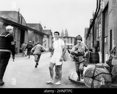 James Garner, am Set des Films, „The Americanization of Emily“, MGM, 1964 Stockfoto