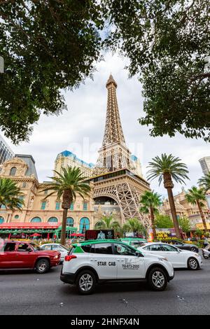 Las Vegas, 5 2015. AUGUST - Bewölkter Blick auf die Stadtlandschaft Stockfoto