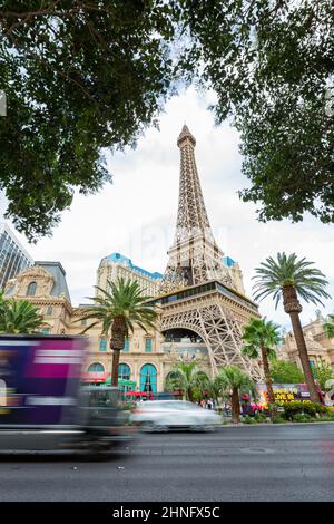 Las Vegas, 5 2015. AUGUST - Bewölkter Blick auf die Stadtlandschaft Stockfoto