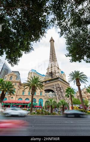 Las Vegas, 5 2015. AUGUST - Bewölkter Blick auf die Stadtlandschaft Stockfoto