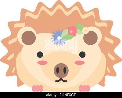 Igel Frühlingstier Stock Vektor