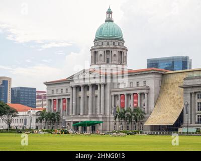 Die Nationalgalerie im Gebäude des ehemaligen Obersten Gerichtshofs - Singapur Stockfoto