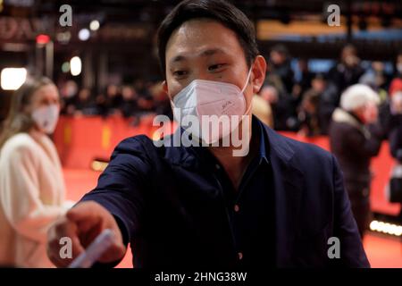 Berlin, Berlin, Deutschland. 16th. Februar 2022. Red Carpet vor der Preisverleihung auf der Berlinale 2022 (Foto: © Beata Siewicz/Pacific Press via ZUMA Press Wire) Stockfoto