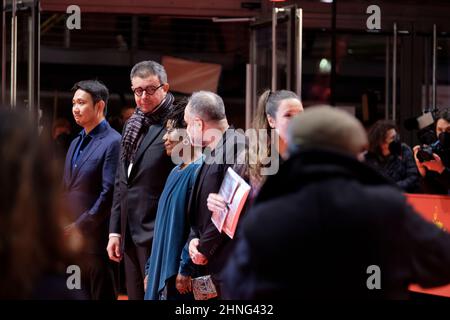Berlin, Berlin, Deutschland. 16th. Februar 2022. Red Carpet vor der Preisverleihung auf der Berlinale 2022 (Foto: © Beata Siewicz/Pacific Press via ZUMA Press Wire) Stockfoto