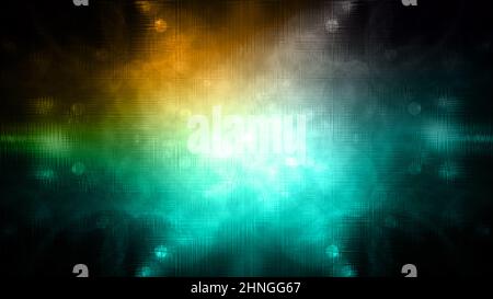 Eine abstrakte psychedelischen burst Hintergrundbild. Stockfoto