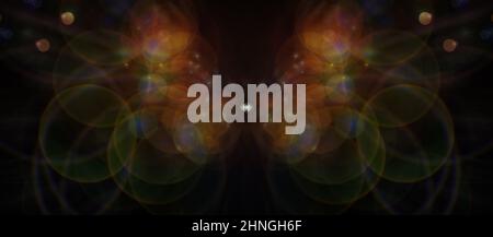 Eine abstrakte psychedelischen burst Hintergrundbild. Stockfoto