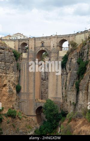 Blick auf die historische Brücke Stockfoto