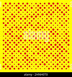 Popart dutone, rot-gelbe Vektor-Textur, patttern - Stock Vektor-Illustration, Clip-Art-Grafiken Stock Vektor