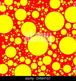 Popart dutone, rot-gelbe Vektor-Textur, patttern - Stock Vektor-Illustration, Clip-Art-Grafiken Stock Vektor