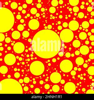 Popart dutone, rot-gelbe Vektor-Textur, patttern - Stock Vektor-Illustration, Clip-Art-Grafiken Stock Vektor