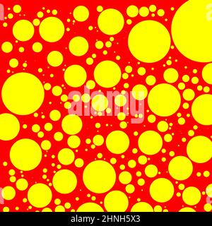 Popart dutone, rot-gelbe Vektor-Textur, patttern - Stock Vektor-Illustration, Clip-Art-Grafiken Stock Vektor