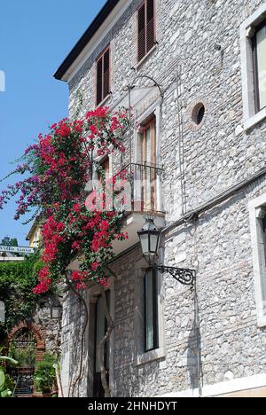 Taormina, Italien: Typische Gebäude der Stadt Stockfoto