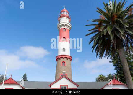 Leuchtturm in Swakopmund, Namibia Stockfoto