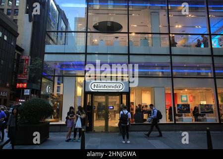 Nintendo Flaggschiff in New york Stockfoto