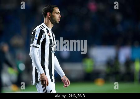 Mattia De Sciglio vom FC Juventus beim Spiel der Serie A zwischen Atalanta und Juventus im Stadio Azzurri d'Italia, Bergamo, Italien, am 13. Februar 2022 Stockfoto