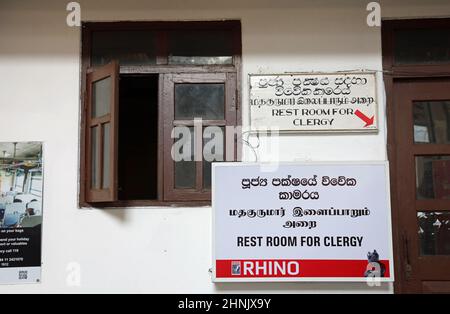 Kandy Bahnhof in Sri Lanka Stockfoto