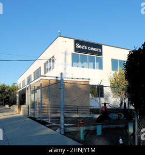 See's Candies Büros und Vertriebszentrum in San Francisco, Kalifornien; amerikanischer Hersteller und Vertreiber von Schokolade und Süßigkeiten. Stockfoto